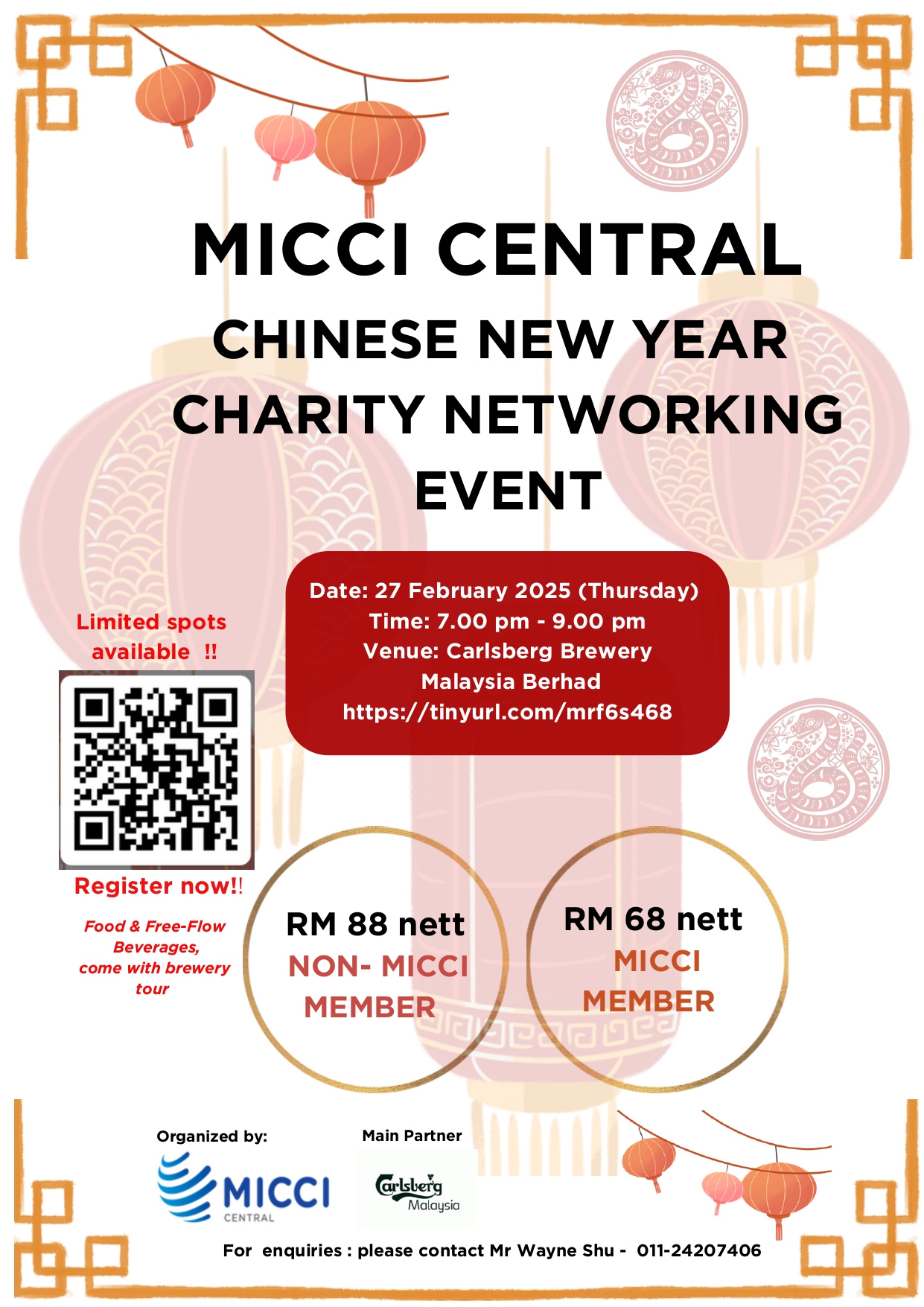 MICCI CENTRAL CHINESE NEW YEAR CHARITY NETWORKING EVENT 